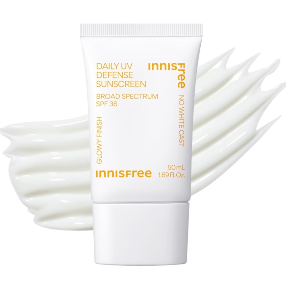 Innisfree Daily UV Defense Sunscreen Broad SPF 36 No White Cast 50mL/1.6 fl oz